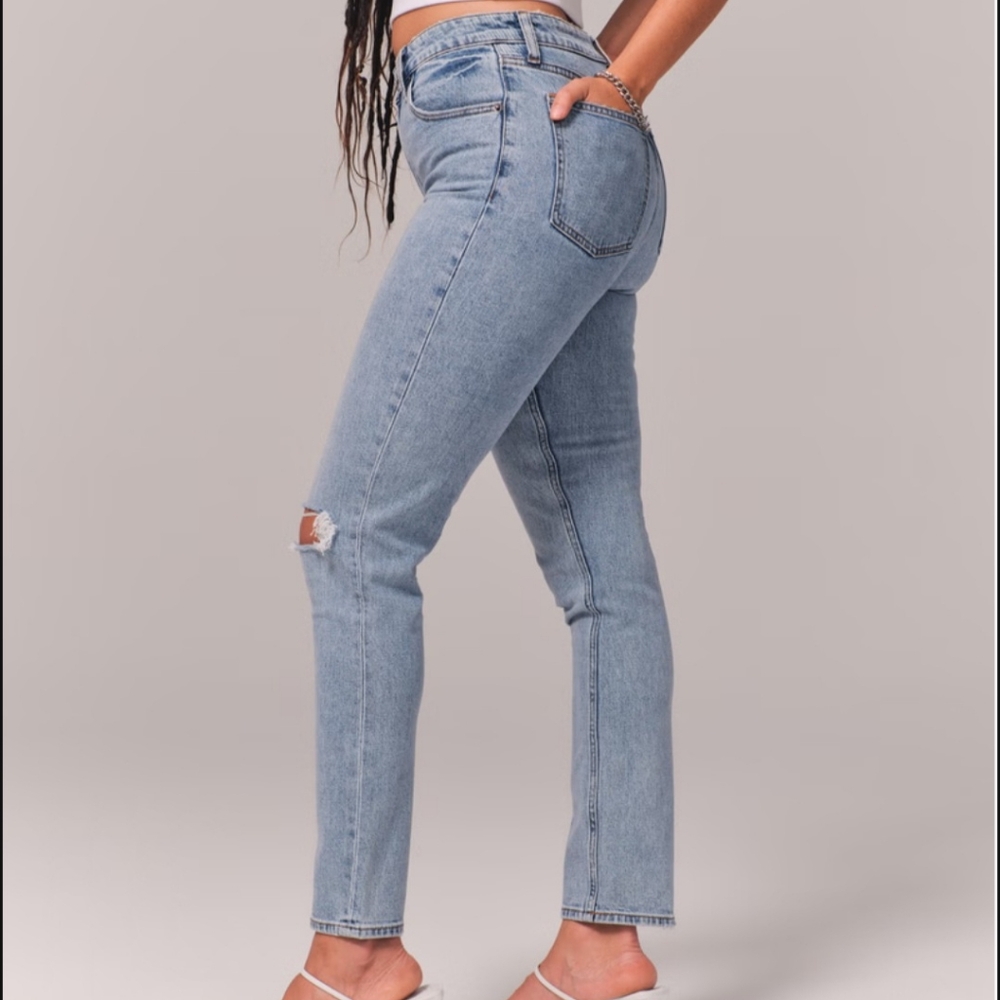 Abercrombie & Fitch Skinny High Rise Curve Love Jeans Size 28/6